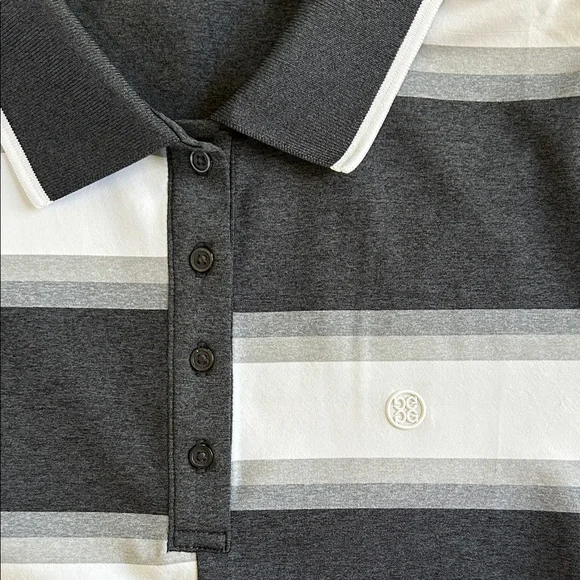 G/FORE Women’s Offset Gradient Stripe Tech Polo NWOT Size Small - Picture 13 of 14